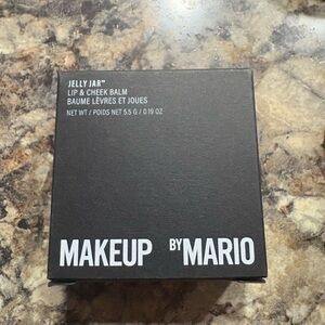 MAKEUP BY MARIO Jelly Jar Lip & Cheek Balm - Mauve Letter